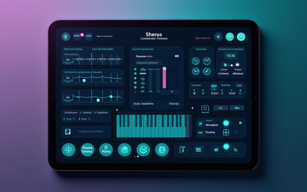 Interactive Songwriting Tools Interface