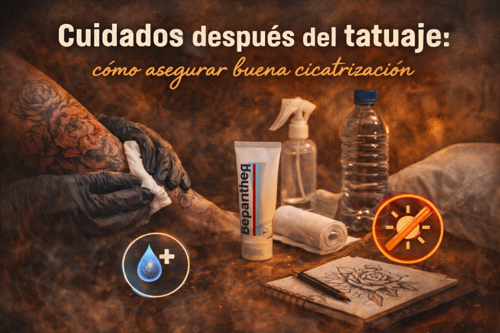 Cuidados después del tatuaje: cómo asegurar una buena cicatrización